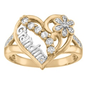 1646 Grandma's Pride Personalized Fashion Ring