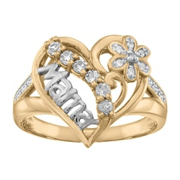 1647 Mamá's Pride Personalized Fashion Ring