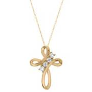 5023 / 5033 Personalized Keepsake Hope Birthstone Pendant