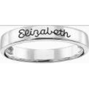 Engraved Stacking Ring