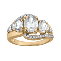 5066 / 5076 Keepsake Personalized Celestial Mothers Birthstone Ring