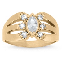 626 / 627  Keepsake Personalized Everlasting Mothers Birthstone Ring