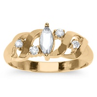 805 / 815 Keepsake Personalized Twirl Mothers Birthstone Ring
